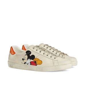 SOLD gucci x disney mickey mouse ace low top sneakers